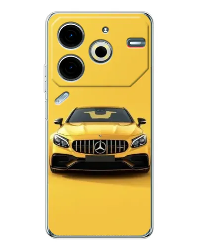Чехол для TECNO Pova 6 Neo 5G с картинкой «Желтый Mercedes GT» Чехол для TECNO Pova 6 Neo 5G с картинкой «Желтый Mercedes GT»
