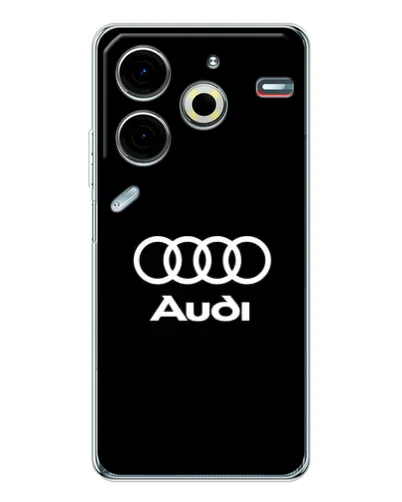 Чехол для TECNO Pova 6 Neo 5G с картинкой «Классическое лого Audi»