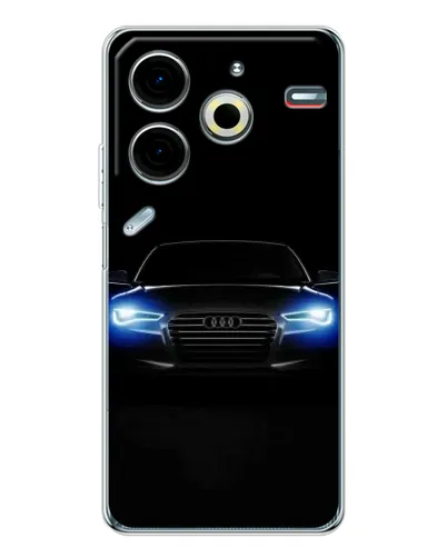 Чехол для TECNO Pova 6 Neo 5G с картинкой «Audi в неоне»