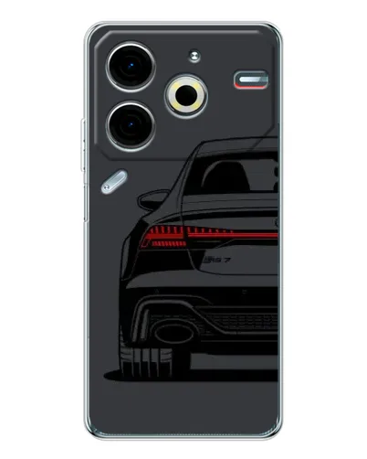 Чехол для TECNO Pova 6 Neo 5G с картинкой «Задняя часть Audi — арт»