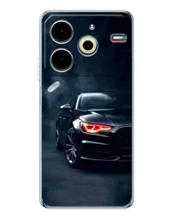 Чехол для TECNO Pova 6 Neo 5G с картинкой «Audi — хищный взгляд»
