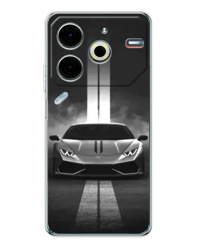 Чехол для TECNO Pova 6 Neo 5G с картинкой «Lamborghini симметрия дорог» Чехол для TECNO Pova 6 Neo 5G с картинкой «Lamborghini симметрия дорог»