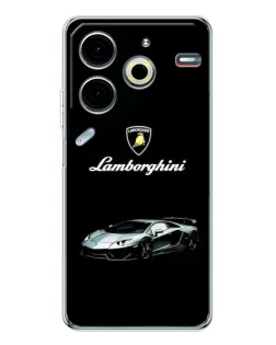 Чехол для TECNO Pova 6 Neo 5G с картинкой «Логотип Lamborghini классика» Чехол для TECNO Pova 6 Neo 5G с картинкой «Логотип Lamborghini классика»