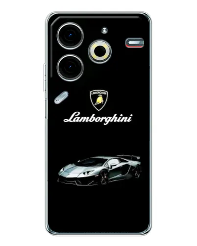 Чехол для TECNO Pova 6 Neo 5G с картинкой «Логотип Lamborghini классика» Чехол для TECNO Pova 6 Neo 5G с картинкой «Логотип Lamborghini классика»