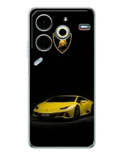 Чехол для TECNO Pova 6 Neo 5G с картинкой «Lamborghini желтый акцент» Чехол для TECNO Pova 6 Neo 5G с картинкой «Lamborghini желтый акцент»