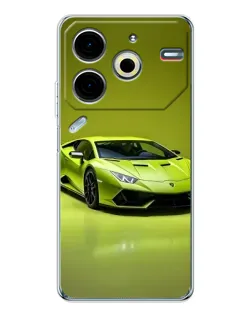 Чехол для TECNO Pova 6 Neo 5G с картинкой «Салатовый Lamborghini Huracan» Чехол для TECNO Pova 6 Neo 5G с картинкой «Салатовый Lamborghini Huracan»