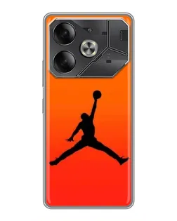Чехол для TECNO Pova 6 с картинкой «Jordan Sunset»