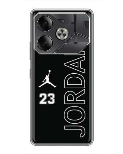 Чехол для TECNO Pova 6 с картинкой «Jordan Vertical»