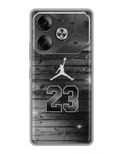 Чехол для TECNO Pova 6 с картинкой «Jordan Carbon 23»