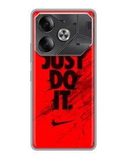 Чехол для TECNO Pova 6 с картинкой «Nike Just Do It»