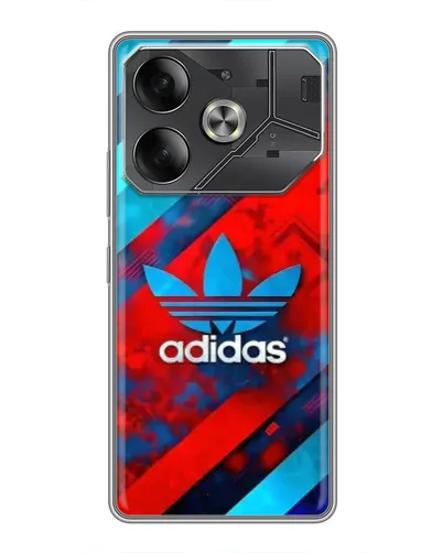 Чехол для TECNO Pova 6 с картинкой «Абстракция Adidas»
