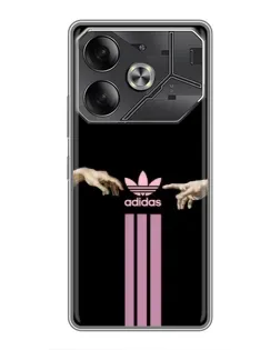 Чехол для TECNO Pova 6 с картинкой «Adidas Hands»