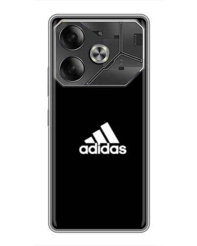 Чехол для TECNO Pova 6 с картинкой «Adidas Red Style»