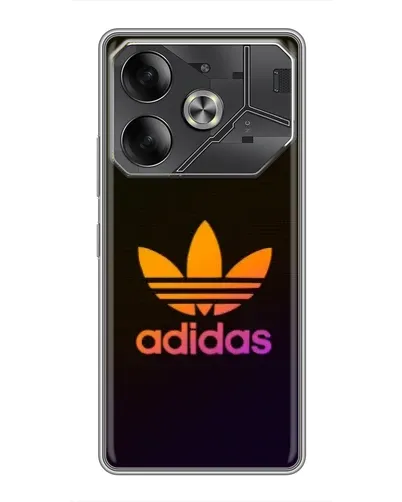 Чехол для TECNO Pova 6 с картинкой «Градиент Adidas»