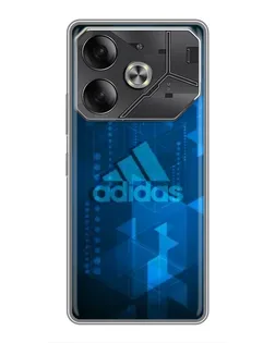 Чехол для TECNO Pova 6 с картинкой «Adidas Sport Art»