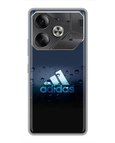 Чехол для TECNO Pova 6 с картинкой «Adidas Water Drops»