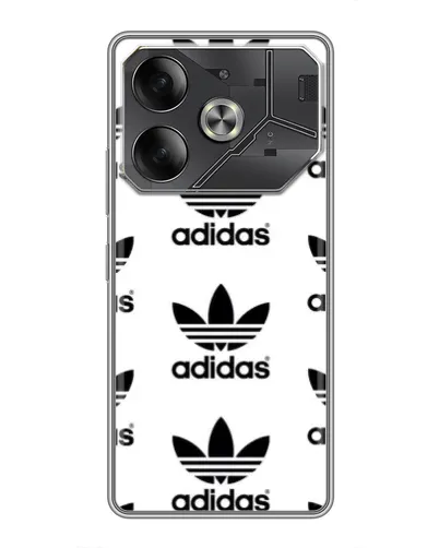 Чехол для TECNO Pova 6 с картинкой «Adidas Pattern»