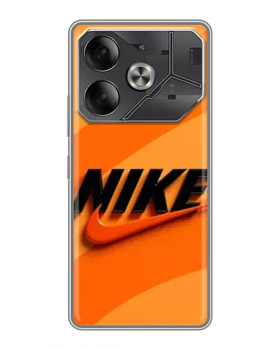 Чехол для TECNO Pova 6 с картинкой «Оранжевый драйв Nike» Чехол для TECNO Pova 6 с картинкой «Оранжевый драйв Nike»