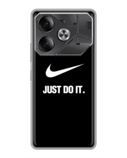 Чехол для TECNO Pova 6 с картинкой «Классический принт Nike» Чехол для TECNO Pova 6 с картинкой «Классический принт Nike»