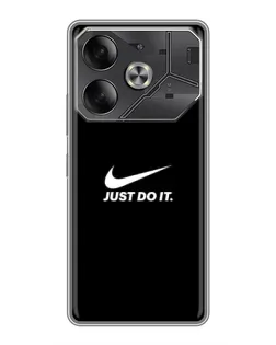 Чехол для TECNO Pova 6 с картинкой «Минимализм от Nike» Чехол для TECNO Pova 6 с картинкой «Минимализм от Nike»