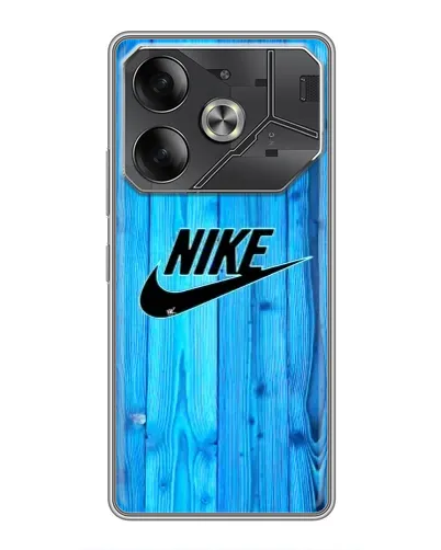 Чехол для TECNO Pova 6 с картинкой «Голубое дерево Nike» Чехол для TECNO Pova 6 с картинкой «Голубое дерево Nike»
