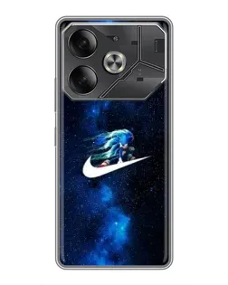 Чехол для TECNO Pova 6 с картинкой «Звездный путь Nike» Чехол для TECNO Pova 6 с картинкой «Звездный путь Nike»