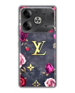 Чехол для TECNO Pova 6 с картинкой «Цветочный Louis Vuitton» Чехол для TECNO Pova 6 с картинкой «Цветочный Louis Vuitton»