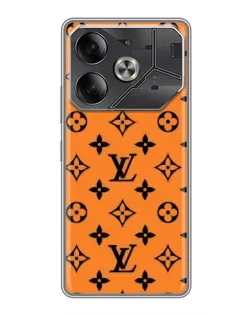 Чехол для TECNO Pova 6 с картинкой «Оранжевый стиль LV» Чехол для TECNO Pova 6 с картинкой «Оранжевый стиль LV»