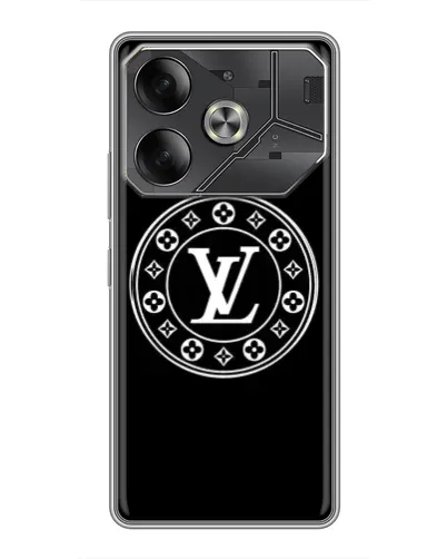 Чехол для TECNO Pova 6 с картинкой «LV — печать стиля»