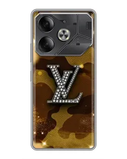 Чехол для TECNO Pova 6 с картинкой «Камуфляжный Louis Vuitton» Чехол для TECNO Pova 6 с картинкой «Камуфляжный Louis Vuitton»