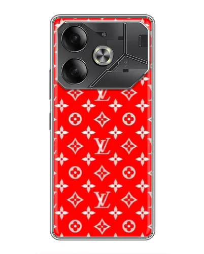 Чехол для TECNO Pova 6 с картинкой «Яркий паттерн LV»