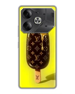 Чехол для TECNO Pova 6 с картинкой «Мороженое от LV» Чехол для TECNO Pova 6 с картинкой «Мороженое от LV»