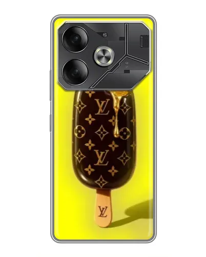 Чехол для TECNO Pova 6 с картинкой «Мороженое от LV»