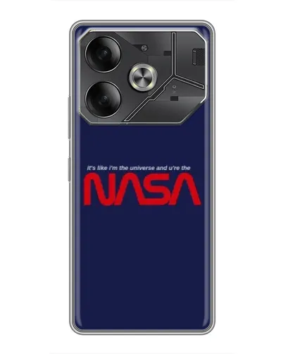 Чехол для TECNO Pova 6 с картинкой «NASA — глубокий космос»