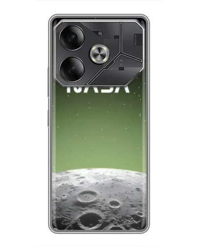 Чехол для TECNO Pova 6 с картинкой «NASA — лунный градиент»