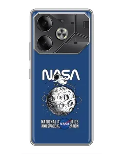 Чохол для TECNO Pova 6 з картинкою «NASA — місячна місія» Чохол для TECNO Pova 6 з картинкою «NASA — місячна місія»