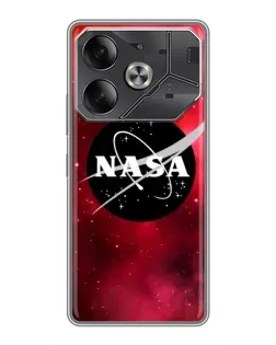 Чехол для TECNO Pova 6 с картинкой «NASA — красная туманность» Чехол для TECNO Pova 6 с картинкой «NASA — красная туманность»