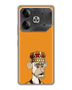Чехол для TECNO Pova 6 с картинкой «Золотая обезьяна Bored Ape» Чехол для TECNO Pova 6 с картинкой «Золотая обезьяна Bored Ape»