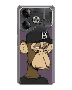 Чехол для TECNO Pova 6 с картинкой «Bored Ape в кепке» Чехол для TECNO Pova 6 с картинкой «Bored Ape в кепке»