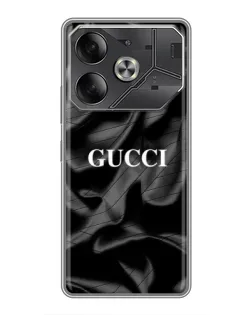 Чехол для TECNO Pova 6 с картинкой «Gucci — шелковые волны»