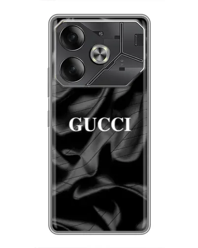 Чехол для TECNO Pova 6 с картинкой «Gucci — шелковые волны» Чехол для TECNO Pova 6 с картинкой «Gucci — шелковые волны»