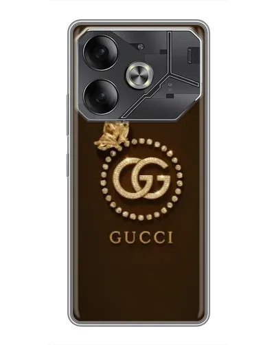 Чехол для TECNO Pova 6 с картинкой «Gucci — золотая бабочка» Чехол для TECNO Pova 6 с картинкой «Gucci — золотая бабочка»