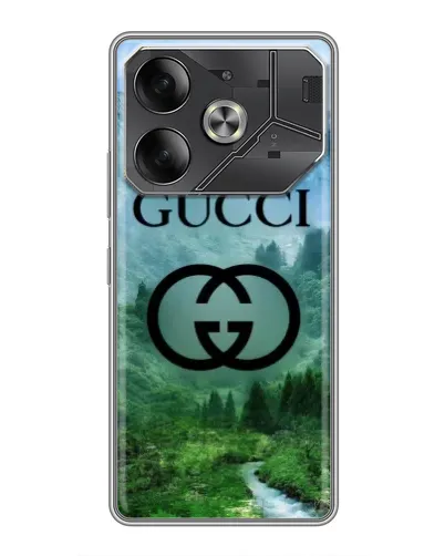 Чехол для TECNO Pova 6 с картинкой «Gucci — горный пейзаж» Чехол для TECNO Pova 6 с картинкой «Gucci — горный пейзаж»