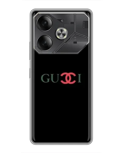 Чехол для TECNO Pova 6 с картинкой «Gucci — красный градиент» Чехол для TECNO Pova 6 с картинкой «Gucci — красный градиент»