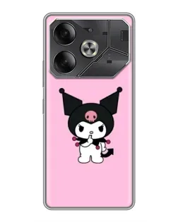 Чехол для TECNO Pova 6 с картинкой «Kuromi — розовая нежность» Чехол для TECNO Pova 6 с картинкой «Kuromi — розовая нежность»