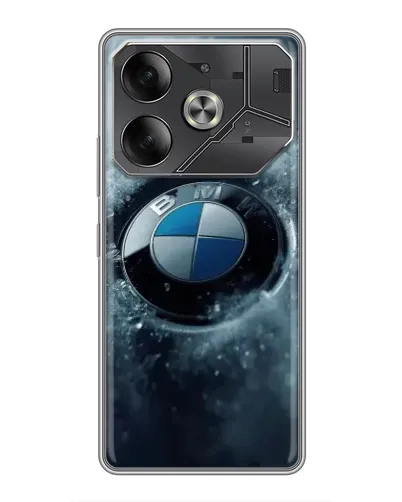 Чехол для TECNO Pova 6 с картинкой «Логотип BMW — лед» Чехол для TECNO Pova 6 с картинкой «Логотип BMW — лед»
