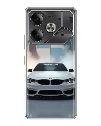 Чехол для TECNO Pova 6 с картинкой «BMW в белом дыму» Чехол для TECNO Pova 6 с картинкой «BMW в белом дыму»