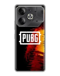 Чехол для TECNO Pova 6 с картинкой «Яркий логотип PUBG» Чехол для TECNO Pova 6 с картинкой «Яркий логотип PUBG»
