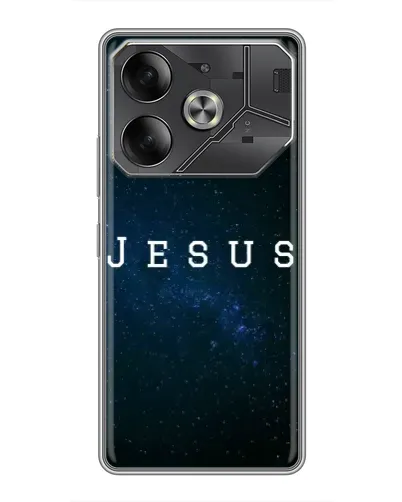 Чохол для TECNO Pova 6 з картинкою «Зоряне небо Jesus» Чохол для TECNO Pova 6 з картинкою «Зоряне небо Jesus»