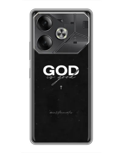 Чохол для TECNO Pova 6 з картинкою «GOD — Бог над усім» Чохол для TECNO Pova 6 з картинкою «GOD — Бог над усім»